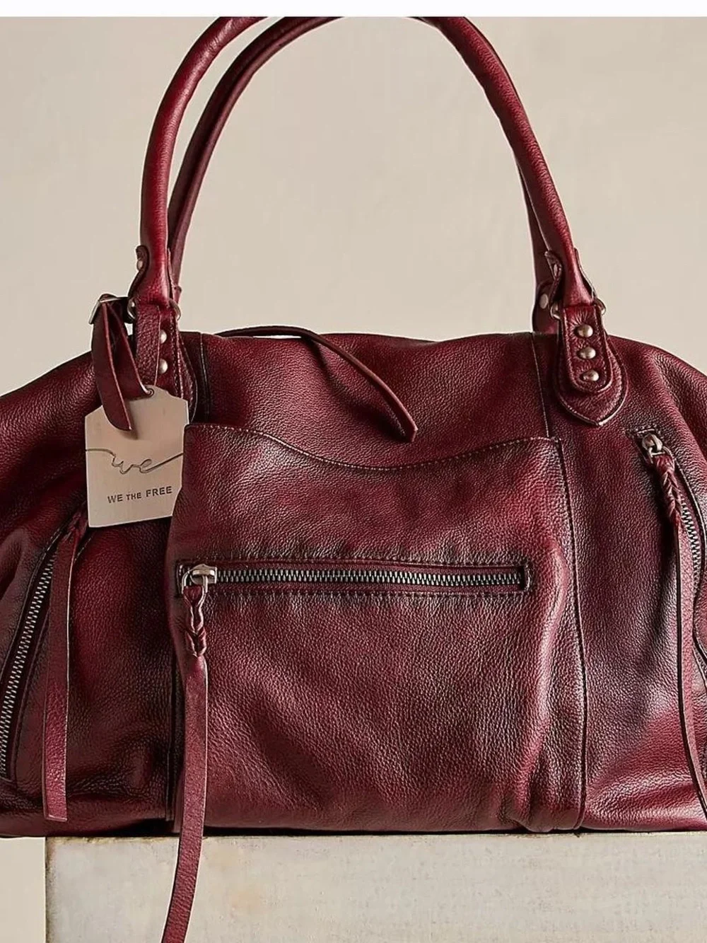 We The Free Emerson Tote, Large, NWT in Red Rock